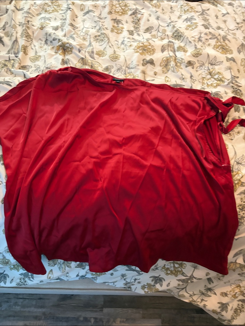 torrid Red Satin Chemise with Adjustable Straps